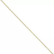 Sterling Silver 925 Cable chain chain 1.4 mm fine fine Gold plated x 50cm