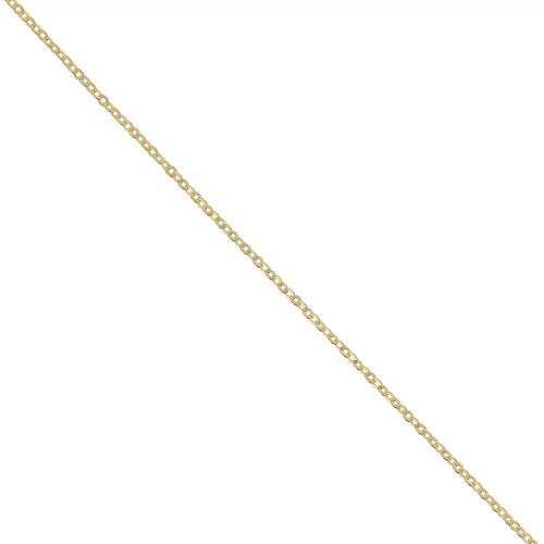 Sterling Silver 925 Cable chain chain 1.4 mm fine fine Gold plated x 50cm