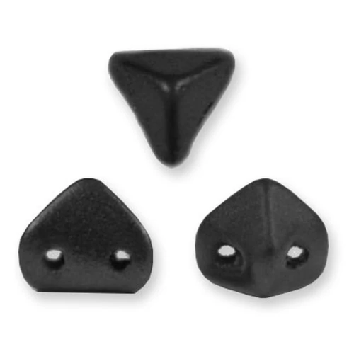 Glass beads Super-Khéops® par Puca® 6 mm Jet Mat x10g