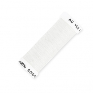 Embroidery thread for Lunéville embroidery White (101) x100m