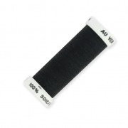 Embroidery thread for Lunéville embroidery Black (100) x100m