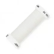 Metalized thread for Luneville embroidery Sextant braided 4 white (032) x10m