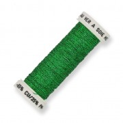 Metalized thread for Luneville embroidery Sextant braided 4 Green(008) x10m|raw }}