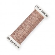 Metalized thread for Luneville embroidery Sextant braided 4 rosegold (013) x10m|raw }}