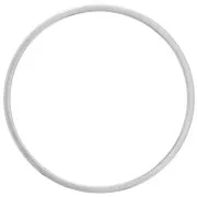 Spacer  for beadweaving round 25 mm - Silver tone x1