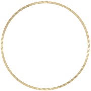 Element for beadweaving round fancy 45 mm nude brass