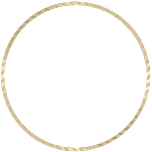 Element for beadweaving round fancy 45 mm nude brass