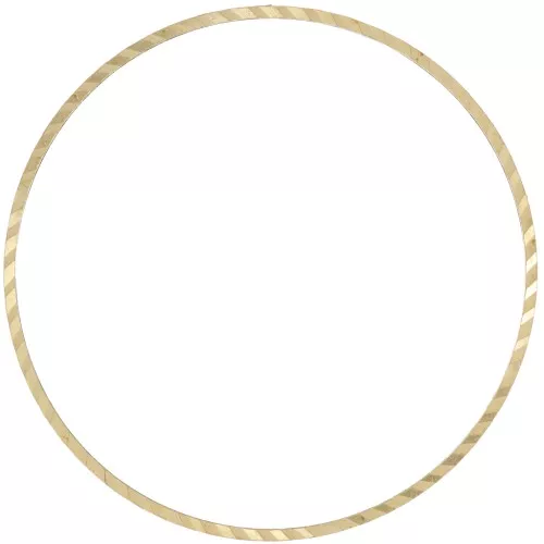 Element for beadweaving round fancy 45 mm nude brass