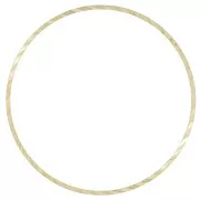 Element for beadweaving round fancy 35 mm nude brass x1