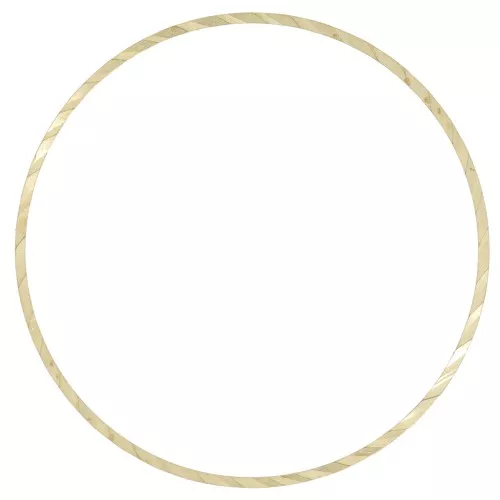 Element for beadweaving round fancy 35 mm nude brass x1