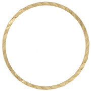 Spacer  for beadweaving round fancy 25 mm nude brass