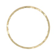 Spacer  for beadweaving round fancy 14 mm nude brass|raw }}