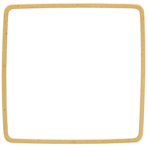 Spacer for beadweaving square 25 mm nude brass x1