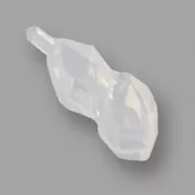 Silicone mold to realize 2 resin pendants 23.7x13.8x11.8mm Gemme