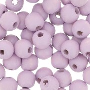 Wooden round beads 6mm Parma x25|raw }}