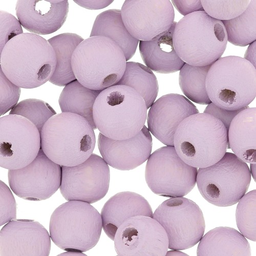 Wooden round beads 6mm Parma x25