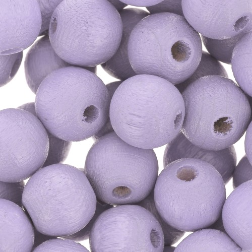 Wooden round beads 8mm Parma x20