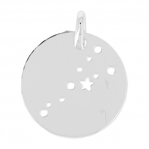 Constellation pendant Taurus - 18 mm Sterling Silver 925 x1