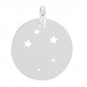 Constellation pendant Libra - 18 mm 925 Silver  x1