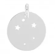 Constellation pendant Libra - 18 mm 925 Silver  x1