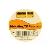 Vlieseline Stickvlies hotfix embroidery base 90cm White x10cm
