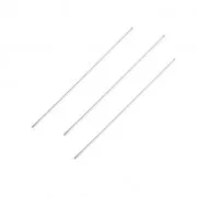 Stainless steel Silver Head pin 65x0.7x1.6mm x10