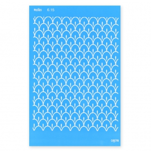 Silk Screen Moiko 74x105 mm - Scale design  6.15