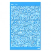 Silk Screen Moiko 74x105 mm - labyrinth 7.24