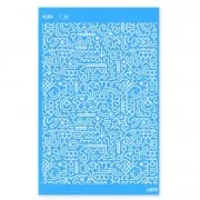 Silk Screen Moiko 74x105 mm - labyrinth 7.24