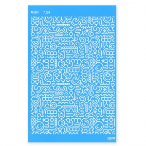 Silk Screen Moiko 74x105 mm - labyrinth 7.24