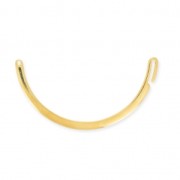 Half bracelet to personalize with hook for 1mm cord fine Gold plated|raw }}