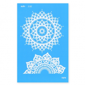 Silk Screen Moiko 74x105 mm - Mandala Design 2.02