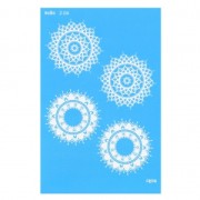 Silk Screen Moiko 74x105 mm - Mandala Design  2.04|raw }}