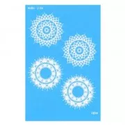 Silk Screen Moiko 74x105 mm - Mandala Design 2.04
