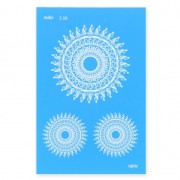 Silk Screen Moiko 74x105 mm - Mandala Design  2.06|raw }}