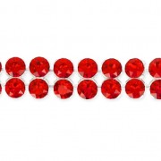 PureCrystal Crystal Mesh 40001 2 rows 5.3mm Light Siam x5cm