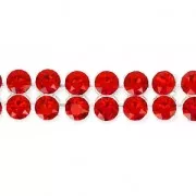 PureCrystal Crystal Mesh 40001 2 rows 5.3mm Light Siam x5cm