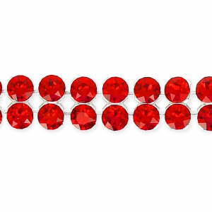 PureCrystal Crystal Mesh 40001 2 rows 5.3mm Light Siam x5cm