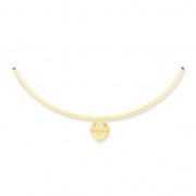 Setting tubes pendant 4320 18x13 fine Gold plated x1|raw }}