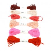 Embroidery thread Soie d'Alger burgundy (4636) x5m