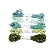 Embroidery thread Soie d'Alger Lime (3832) x5m