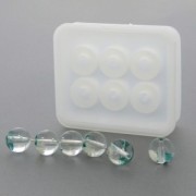 Silicone mold for making round resin beads of 16 mm
