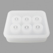 Silicone mold for making round resin beads of 16 mm