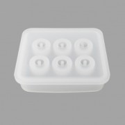 Silicone mold for making round resin beads of 12 mm