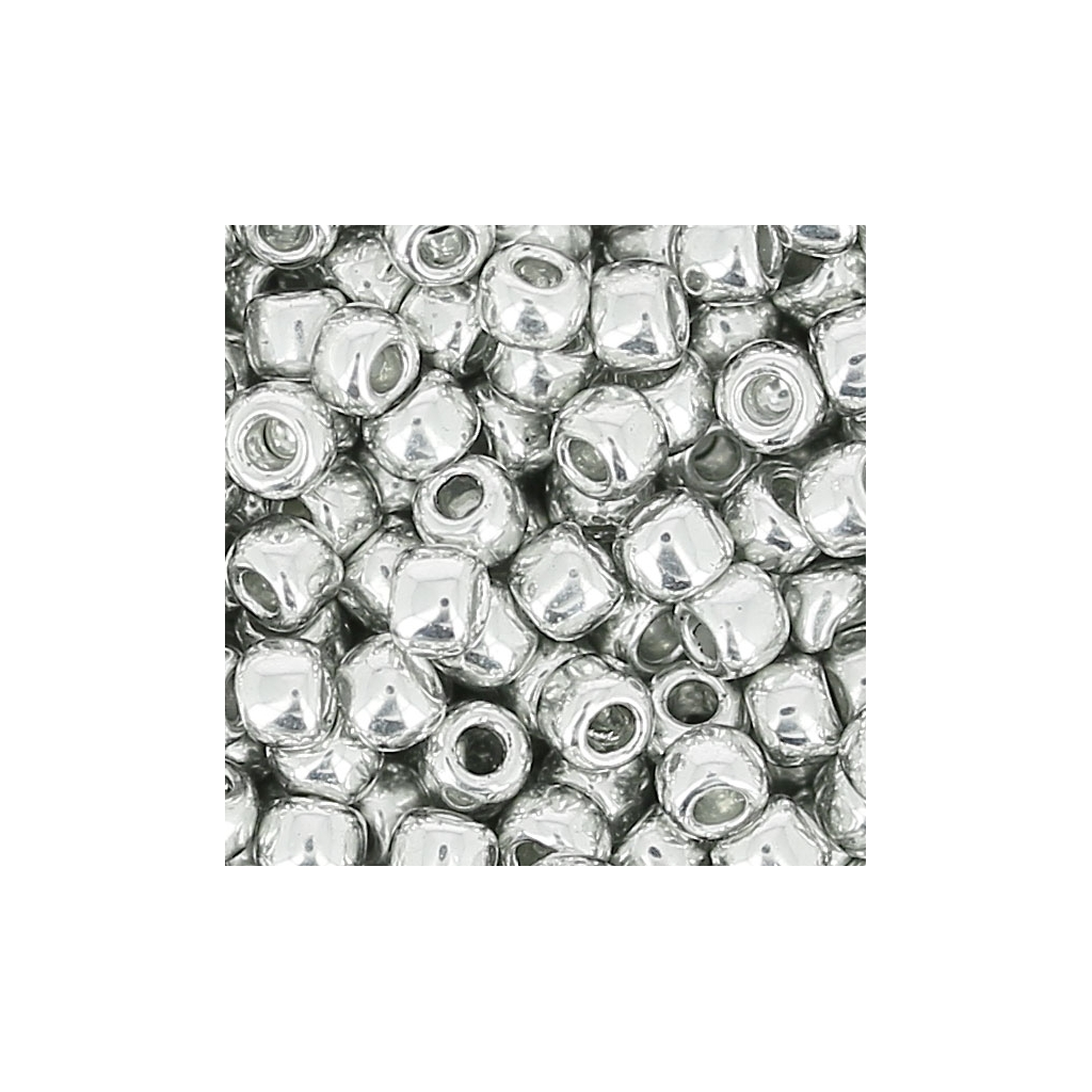 Toho Seed beads 11/0 TO11R714 Sterling Silver Plated x5g Perles & Co