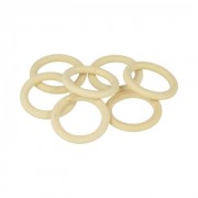 Set of 7 raw wood rings for jewelry, decoration, curtains 30 mm x1|raw }}
