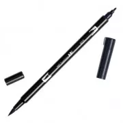 Tombow Dual Brush felt - Brush felts with a double tip Black ABT-N15