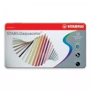 12 watercolor pencils Aquacolor STABILO