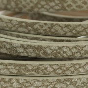 Fancy ribbon imitation leather 5 mm reptile effect Mastic x1.2m