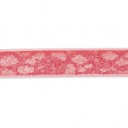 Fancy synthetic ribbon 5 mm reptile effect pink x1.2m|raw }}